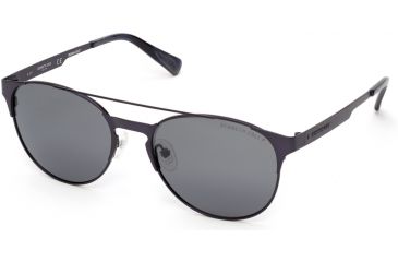 Image of Kenneth Cole KC7224 Sunglasses - Matte Blue Frame Color, Smoke Polarized Lens Color