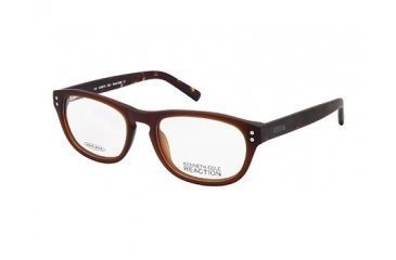 Image of Kenneth Cole Reaction KC0736 Eyeglass Frames - Matte Dark Brown Frame Color