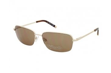 Image of Kenneth Cole New York KC7024 Sunglasses - Gold Frame Color, Brown Lens Color