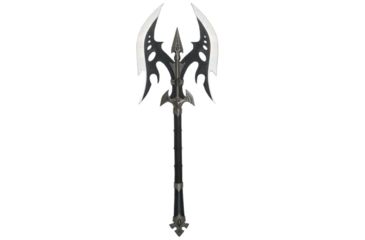 Image of Kit Rae Black Legion Battle Axe - 420 Stainless Steel Black Blade, Solid Metal Handle Parts, KR0022B