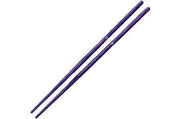 Image of Kizer Cutlery Chopsticks Tiium, 8.5in Overall, Purple Anodized w/ Sculpted Texture, Comes In Titanium Capsule w/ Threaded Cap, Padded Draw String Pouch, T309A3