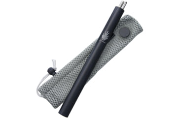 Image of Kizer Cutlery Chopsticks Tiium Kitchen Knives, 8.5in Overall, Sculpted Texture, Comes In Titanium Capsule With Threaded Cap, Also Includes Padded Draw String Pouch, Titanium Construction, T309A1
