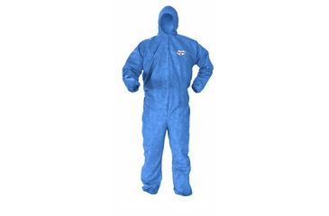 Image of KLEENGUARD 3XL A60 Bloodborne Pathogen and Chemical Splash Protection Denim Blue Coveralls, Kimberly-Clark Professional, Case 20, 45096-20