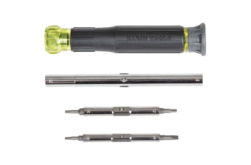 Image of Klein Tools 14in1 Precision Screwdriver/Nut Driver, Black/Yellow, 32314