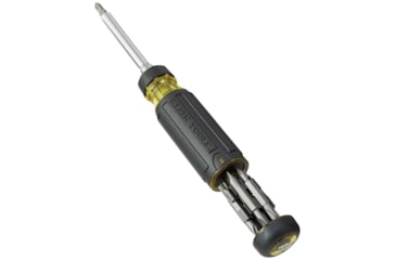 Image of Klein Tools 15in1 Multi-Bit Ratcheting Screwdriver, Black/Yellow, 32305