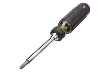 Image of Klein Tools 15in1 Multi-Bit Ratcheting Screwdriver, Black/Yellow, 32305