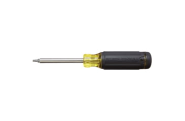 Image of Klein Tools 27in1 Multi-Bit Tamperproof Screwdriver, Black/Yellow, 32307