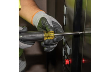 Image of Klein Tools 27in1 Multi-Bit Tamperproof Screwdriver, Black/Yellow, 32307
