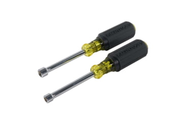 Image of Klein Tools 2Piece Nut Driver Set, Magnetic Nut Drivers, 3In Shafts, Black/Yellow, 630M