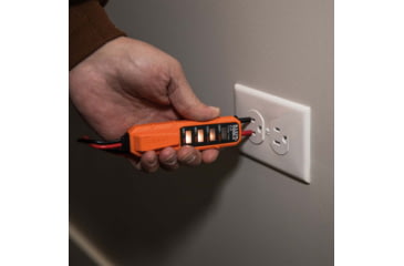 Image of Klein Tools AC/DC Voltage Tester, Orange/Black, ET45