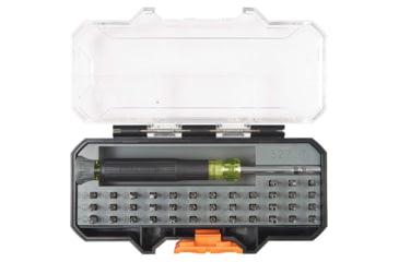 Image of Klein Tools All in1 Precision Screwdriver Set with Case, Black/Yellow, 32717