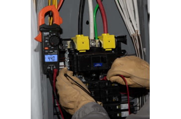 Image of Klein Tools Clamp Meter Electrical Test Kit, Orange/Black, CL120KIT