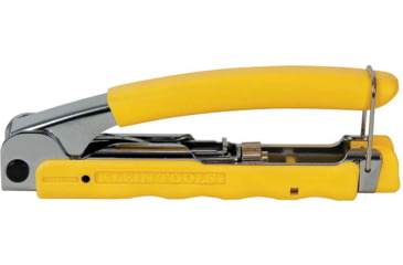 Image of Klein Tools Compact Multi-Connector Compression Crimper, Yellow/Chrome, VDV211-048