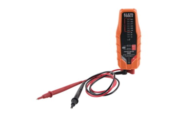 Image of Klein Tools Electronic AC/ DC Voltage Tester, 12 - 600V, Orange/Black, ET60