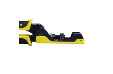 Image of Klein Tools Extended Reach Multi-Connector Compression Crimper, Black/Yellow, VDV211-100