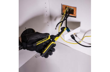 Image of Klein Tools Extended Reach Multi-Connector Compression Crimper, Black/Yellow, VDV211-100