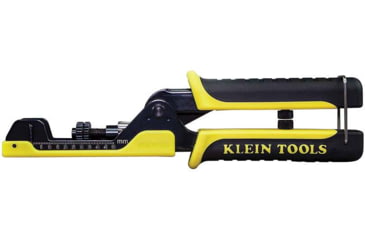 Image of Klein Tools Extended Reach Multi-Connector Compression Crimper, Black/Yellow, VDV211-100