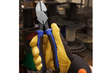 Image of Klein Tools Heavy-Duty Diagonal Cutting Pliers, Journeyman, 9In, Blue/Black, J2000-59