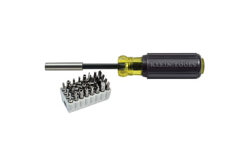 Image of Klein Tools Screwdriver w/32-Piece Tamperproof Bit Set Magnetic, 32510