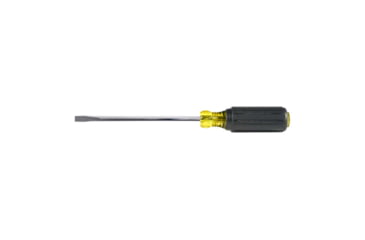 Image of Klein Tools Wire Bending Cabinet Tip Screwdriver, 6In, Black/Yellow, 605-6B