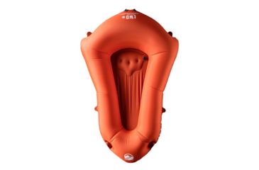 Image of Klymit LiteWater Dinghy Packraft-Sea Blue/Fire Orange