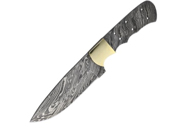 Image of Knifemaking Knife Blade Drop Point, 4.25 Damascus steel drop point blade, SM-APR-BL10 DAMASCUS
