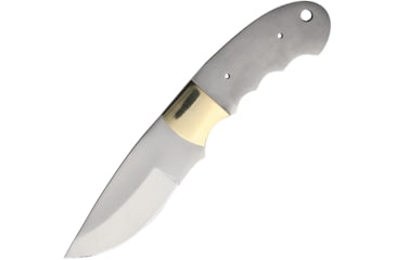 Image of Knifemaking Knife Blade Finger Groove, 4 satin finish stainless blade, BL145 BL-MAY10
