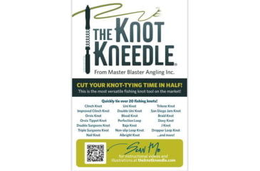 Image of Knot Kneedle Fishing-Knot Tool, Quickly Tie over 20 FishingKnots, KK