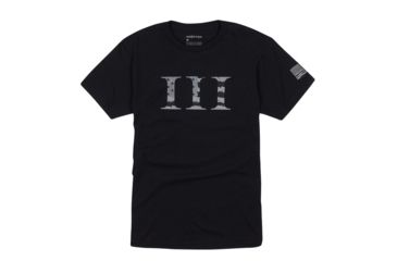 Image of Kryptek III Mens Tee Shirt, Black, 2XL, 18KIIISSCBK7