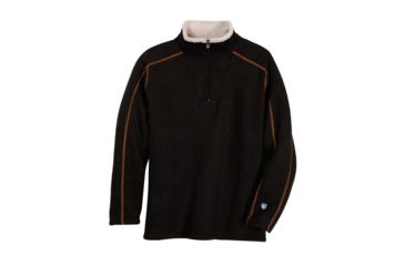 Image of Kuhl Europa 1/4 Zip Sweater - Men's-Charcoal-Medium