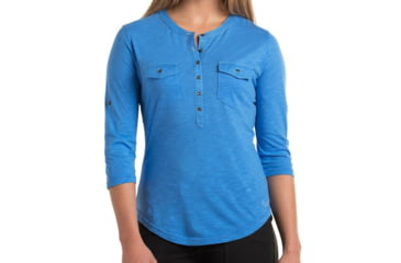 Image of Kuhl Khloe Shirt - Womens-Cornflower-Large