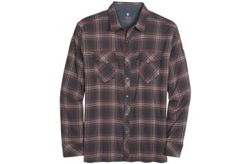 Image of Kuhl Maverik Long Sleeve Shirt - Men's-Midnight Red-Small