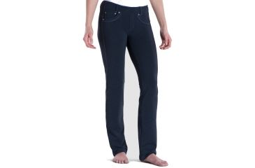 Image of Kuhl Mova Straight Pant - Women's-Midnight Heather-Regular Inseam-10