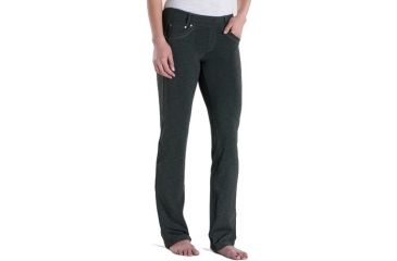 Image of Kuhl Mova Straight Pant - Women's-Sage Heather-Short Inseam-4