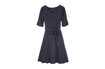 Image of Kuhl Salza Long Sleeve Dress - Women's-Charcoal-X-Small