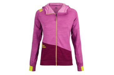 Image of La Sportiva Aim Hoody - Women's, Purple/Plum, Large I87-500501-L