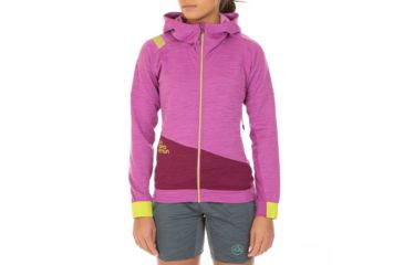 Image of La Sportiva Aim Hoody - Women's, Purple/Plum, Large I87-500501-L