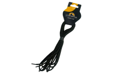 Image of La Sportiva Approach Shoe Laces, BLACK/YELLOW, 147, 39Q-BY-147