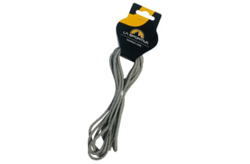Image of La Sportiva Approach Shoe Laces, White/Mid Grey, 173, 39P-WM-173