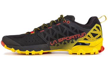 Image of La Sportiva Bushido II GTX Running Shoes - Mens, Black/Yellow, 44.5, Medium, 46Y-999100-44.5
