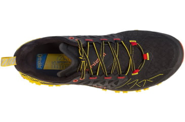 Image of La Sportiva Bushido II GTX Running Shoes - Mens, Black/Yellow, 44.5, Medium, 46Y-999100-44.5