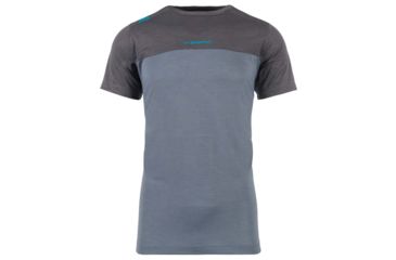 Image of La Sportiva Crunch T-Shirt - Men's, Slate/Carbon, Large, N17-903900-L