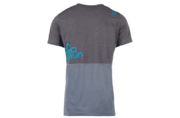 Image of La Sportiva Crunch T-Shirt - Men's, Slate/Carbon, Small, N17-903900-S