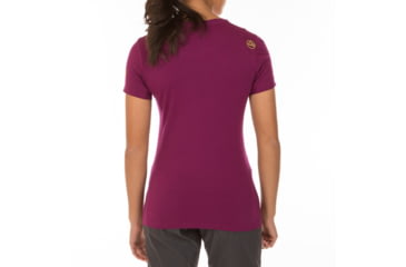 Image of La Sportiva For Your Mountain T-Shirt - Women's, Plum, Extra Small I77-501501-XS