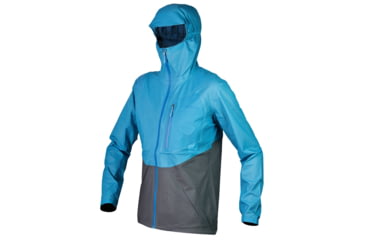 Image of La Sportiva Hail Jacket - Men's-Grey/Sea Blue-Medium