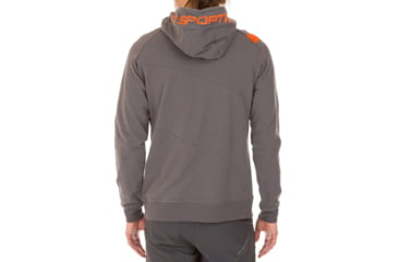 Image of La Sportiva Magic Wood Hoody - Men's, Carbon/Tangerine, Small H51-900202-S