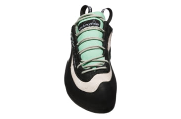 Image of La Sportiva Miura Climbing Shoes - Womens, White/Jade Green, 39, ZFCS011-W00E04-39