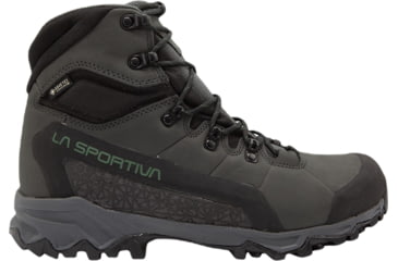 Image of La Sportiva Nucleo High II GTX Hiking Shoes - Mens, Carbon/Forest, 43.5, 44J-900711-43.5