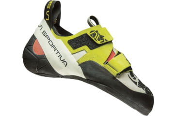 Image of La Sportiva Otaki Climbing Shoes - Womens, Sulphur/Coral, 42, ZFCS004-E02R01-42