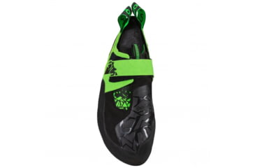 Image of La Sportiva Skwama Vegan Climbing Shoes - Mens, Black/Flash Green, 43.5, ZFCS032-K00E24-43.5